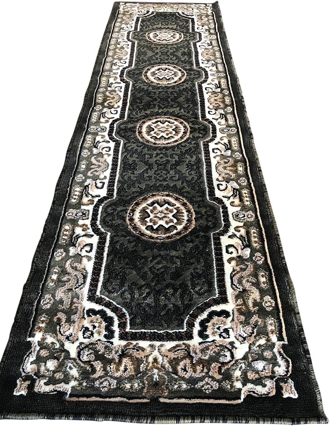 YHSF Traditional Floral Design Area Rug