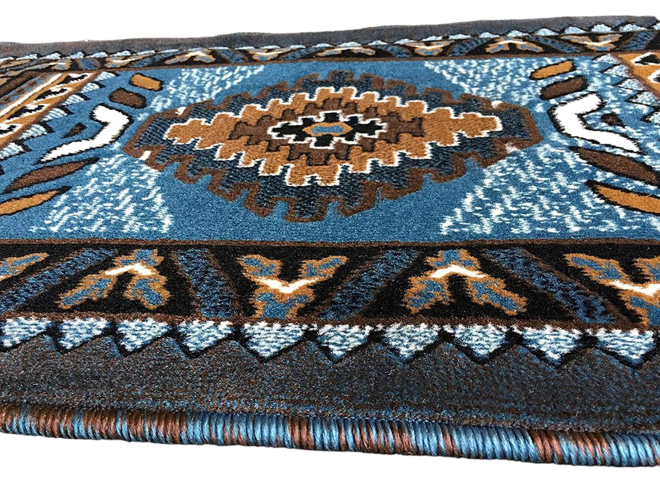YHSF South West Native American Style Area Rug D143 Kingdom Design