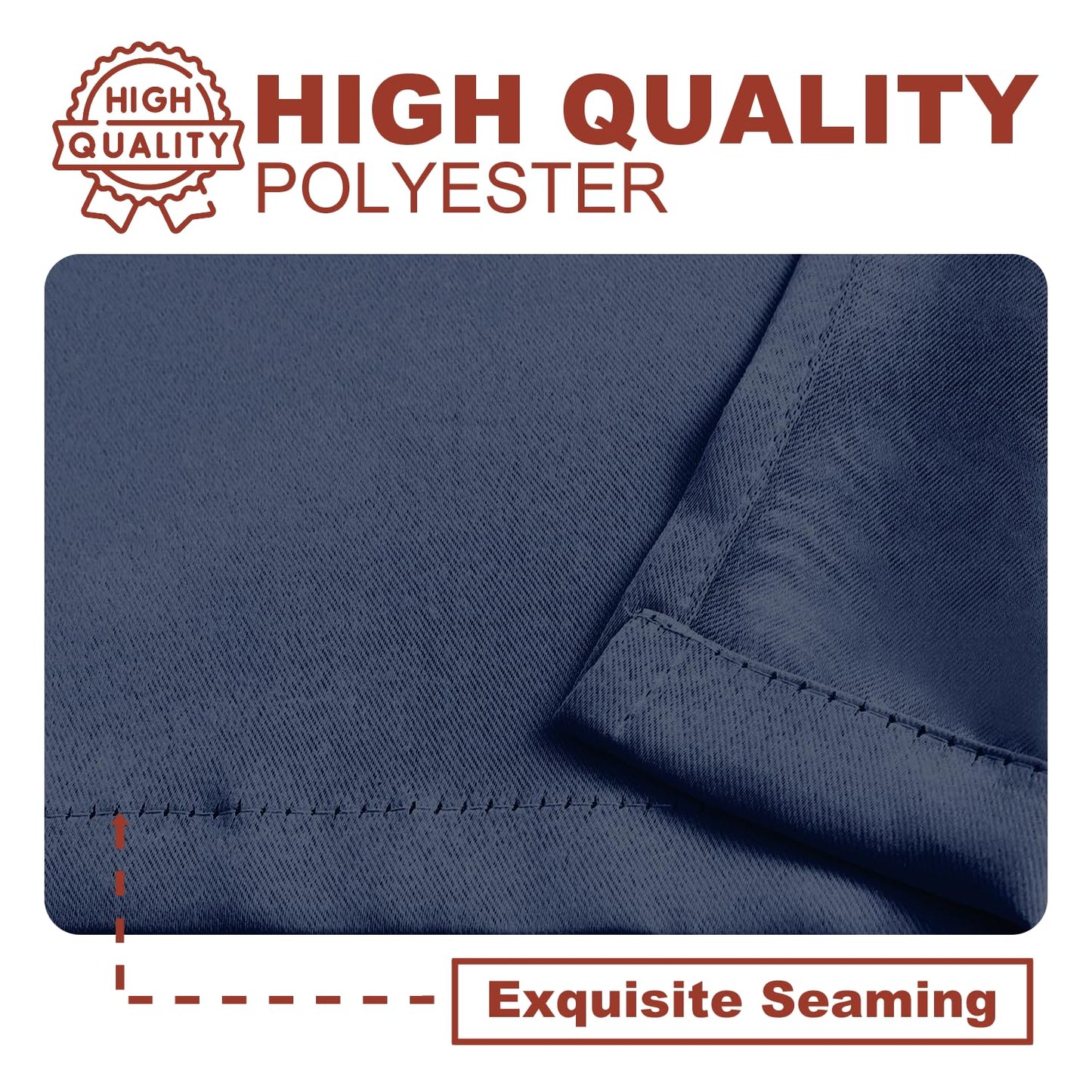 YHSF Blackout Curtains - Room Darkening Grommet Curtains for Bedroom, Living Room, Office - Solid Plain Design, Light Blocking, Thermal Insulation, Elegant Home Décor - 52x84 Inches, One Panel, Red