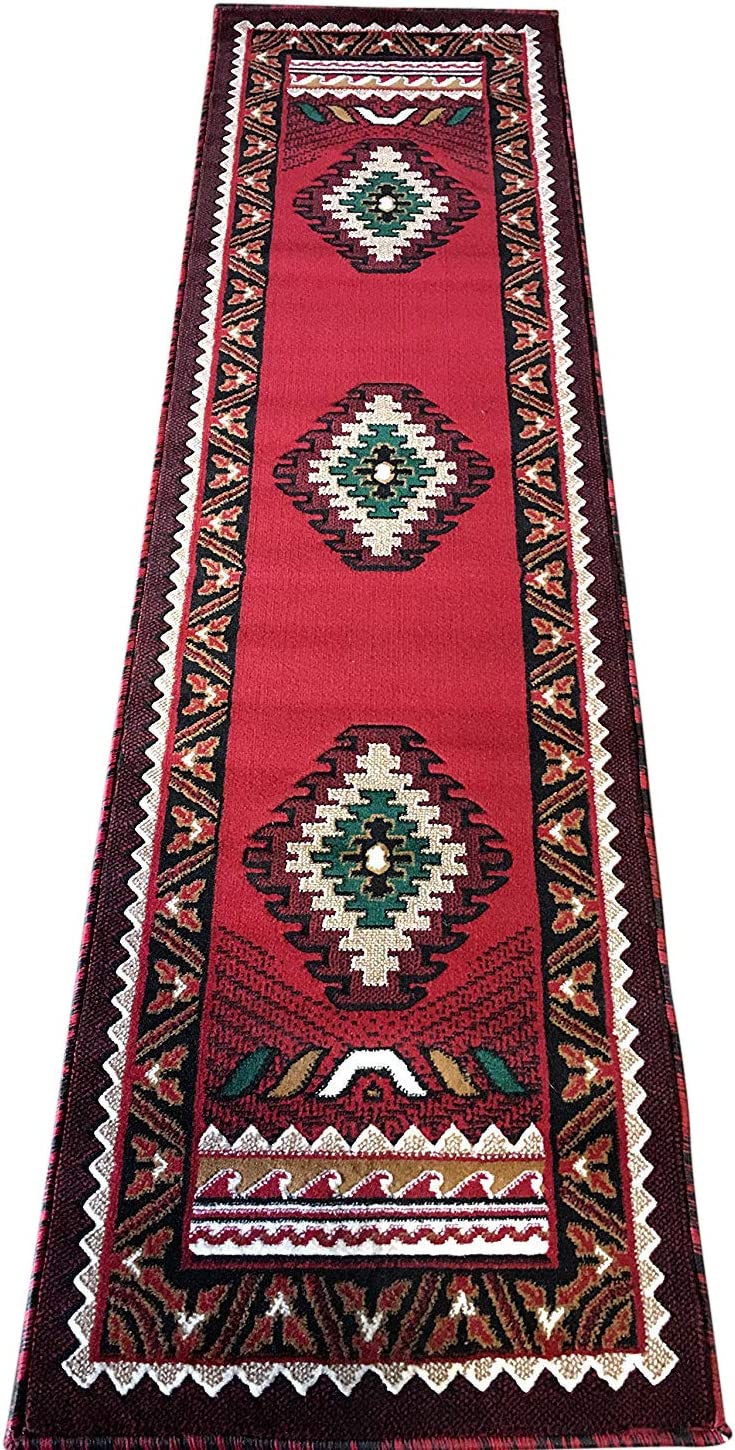 YHSF South West Native American Style Area Rug D143 Kingdom Design