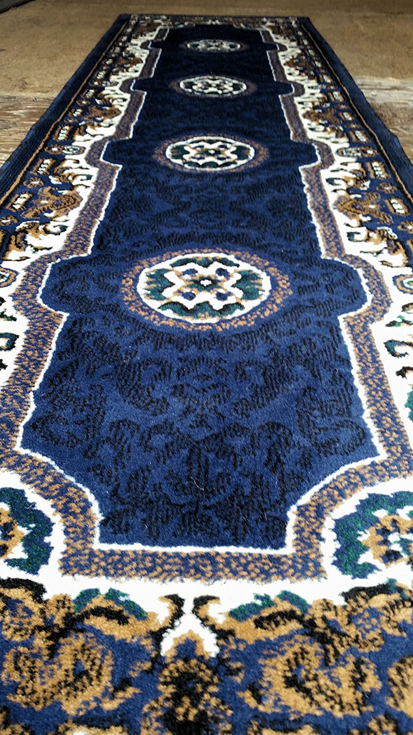 YHSF Traditional Floral Area Rug - Non-Slip Washable Carpet for Kitchen, Dining Room, or Entryway - Easy Clean Colorful Flower Rug - Grey, 5 ft 2 in x 7 ft