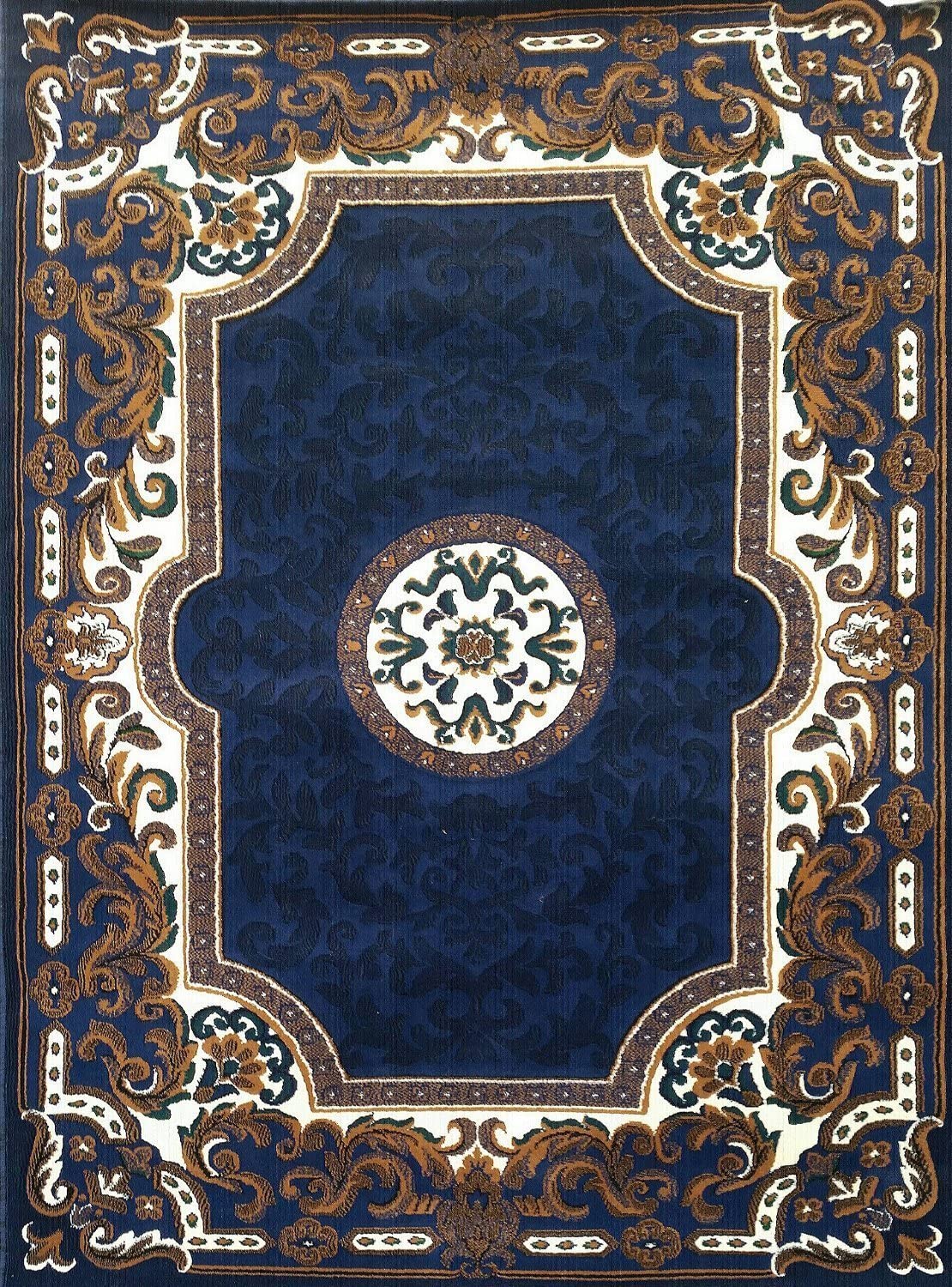 YHSF Traditional Floral Design Area Rug