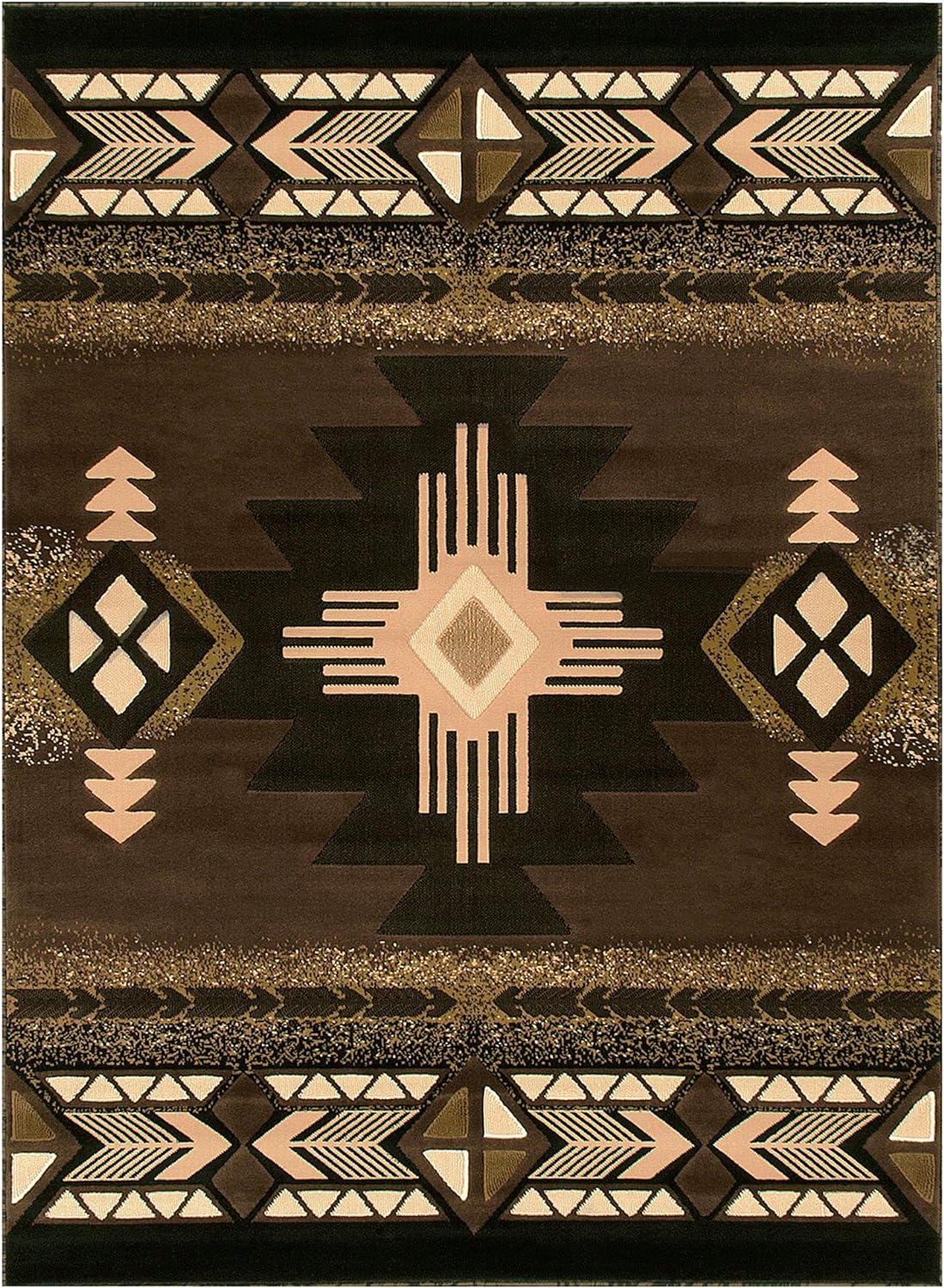 YHSF South West Native American Area Rug C318