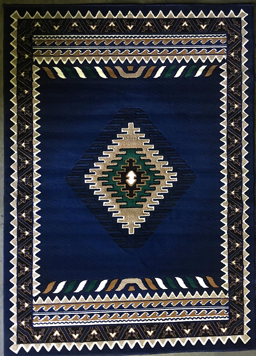 YHSF South West Native American Style Area Rug D143 Kingdom Design