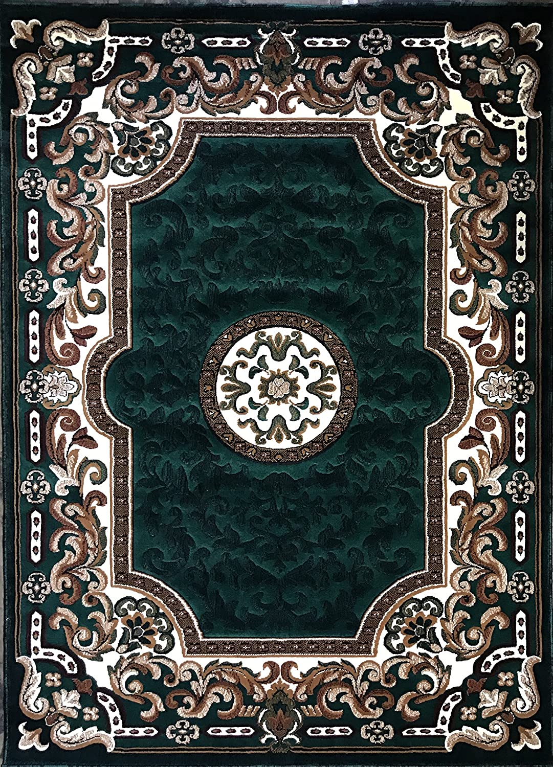 YHSF Traditional Floral Design Area Rug