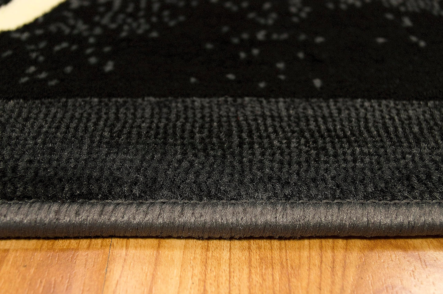 YHSF Modern Contemporary Area Rugs for Living Room, Bedroom, Office, Dining Room, Entryway – Washable, Easy to Clean, Soft Swirl Design, Modern Area Rug – 5x7 Feet, Berber