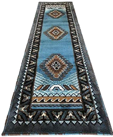 YHSF South West Native American Style Area Rug D143 Kingdom Design