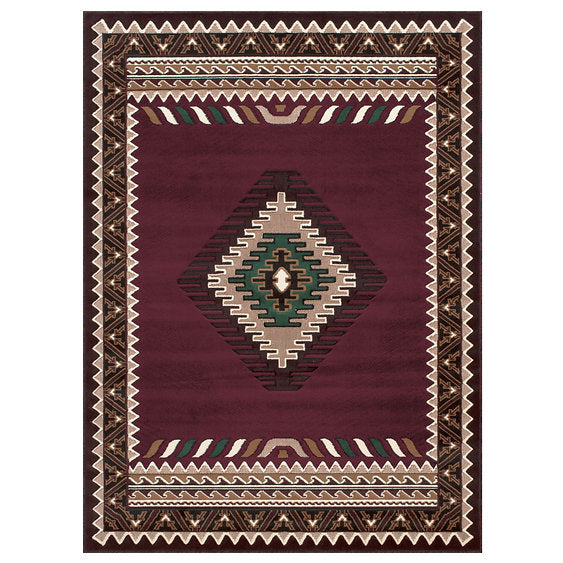YHSF South West Native American Style Area Rug D143 Kingdom Design