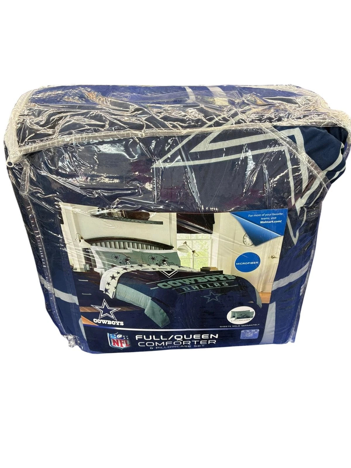 NFL Dallas Cowboys Full/Queen Comforter & Pillowcase 3 Piece Set
